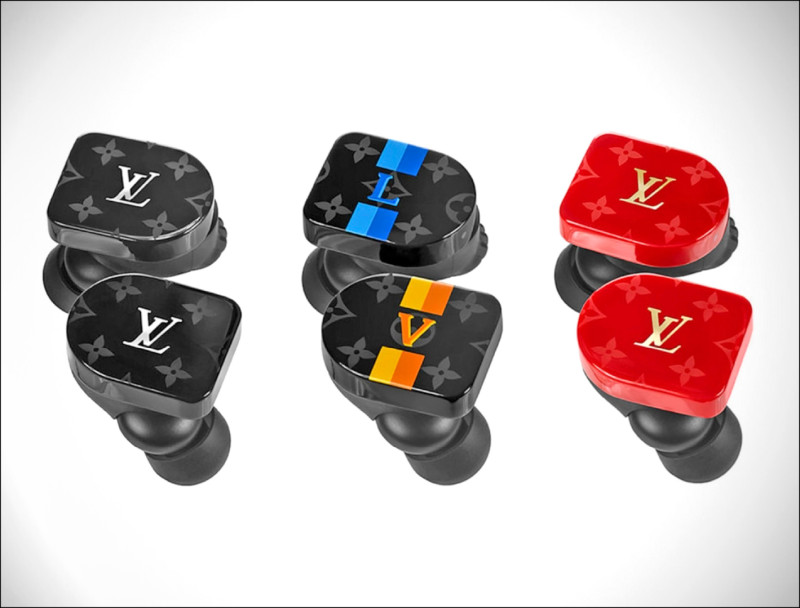 LV第一代的Horizon真無線耳機，是以Master & Dynamic旗下產品改造，換上精品元素。（圖／翻攝網路）