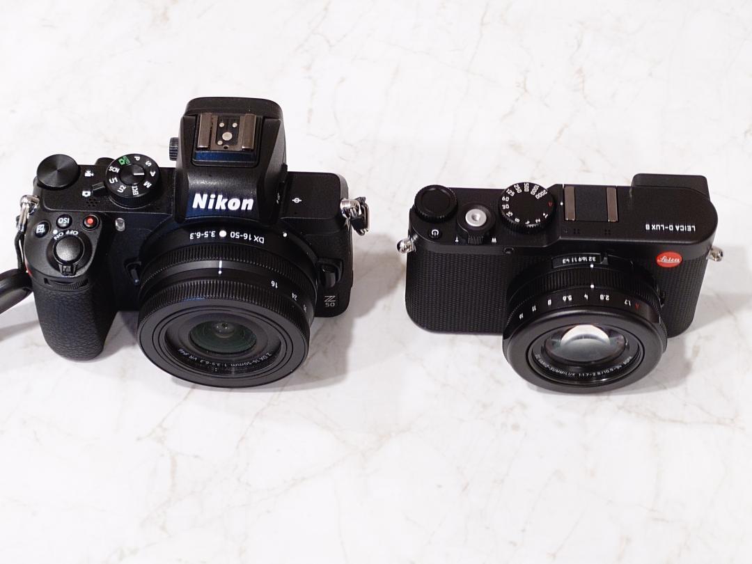 作為體積參考,記者平常使用的是APS-C片幅的 Nikon Z50,機身的厚度、高度均會比 D-Lux 8 來得大一圈。