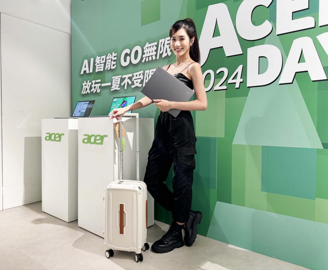 宏碁宣布2024 收購筆電Acer Day開跑。（圖／記者吳佩樺攝）