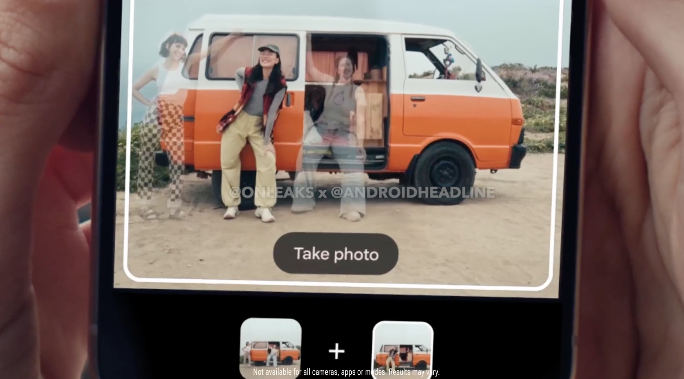 Add me 可以將兩張照片加以合成,即便都是分開分社,也能變成一張合照。(圖/翻攝AndroidHeadlines)