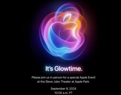 這次不是假的了!蘋果發出邀函宣布iPhone 16這天發表 這次不是假的了!蘋果發出邀函宣布iPhone 16這天發表
