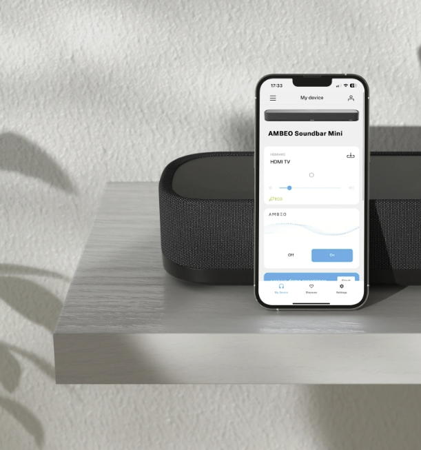 現代Soundbar多能以手機App設定，不再需要擴大機進行調整，新手入門的成本、門檻都更低。