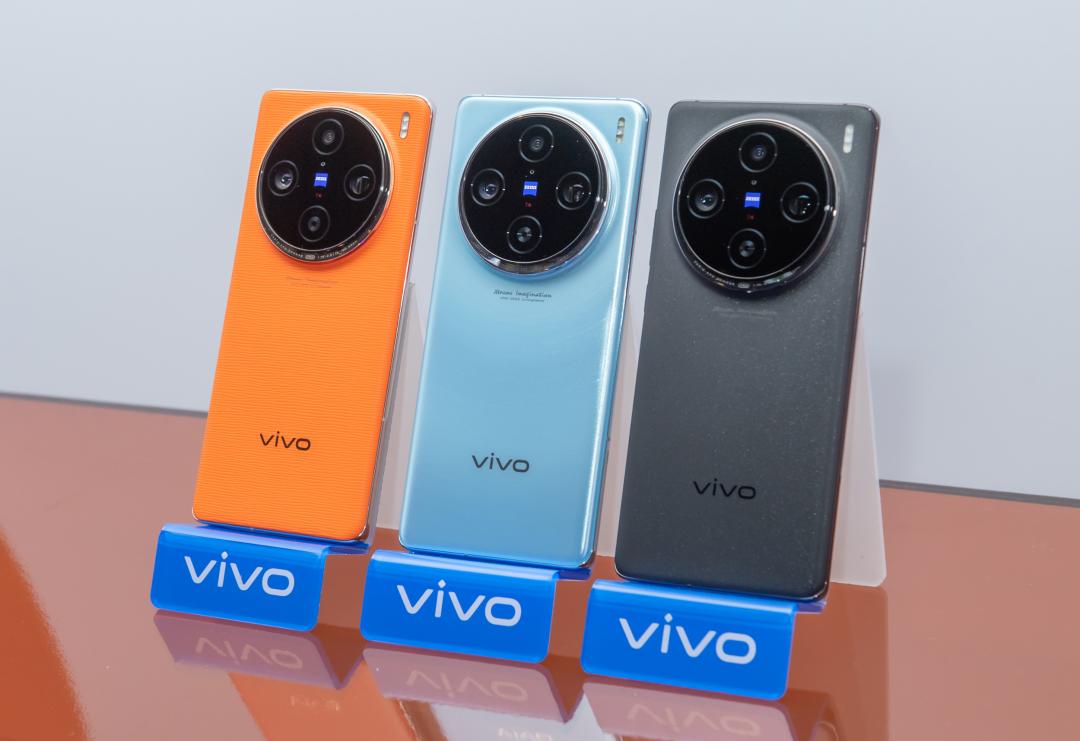 vivo X200系列將是聯發科天璣9400處理器的首發機型。（圖／資料照，此為X100系列）