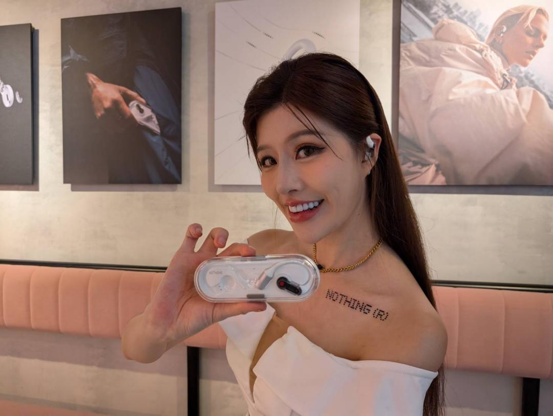 Nothing Ear(open)預計在29日在台上市，售價5,690元。（圖／記者黃肇祥攝）