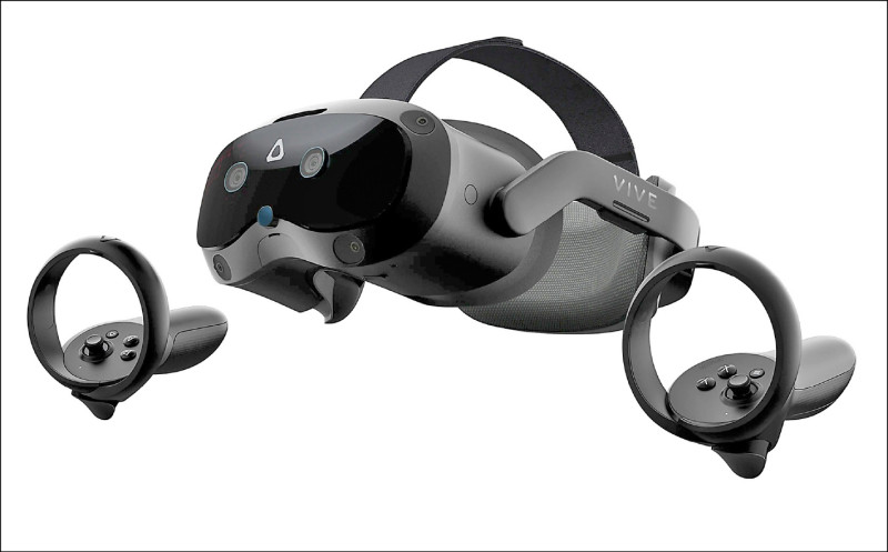 HTC VIVE Focus Vision透過DisplayPort模式，可將頭戴裝置直接連接PC顯示卡，帶來無損低延遲的遊戲畫面，34,900元。