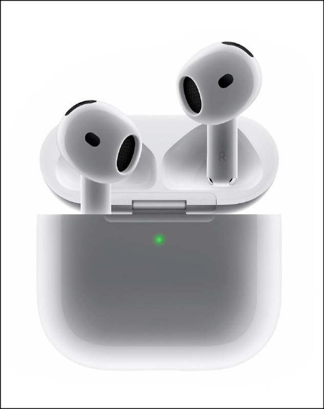 蘋果AirPods 4耳機升級H2晶片，提供更優異細膩的音質表現。