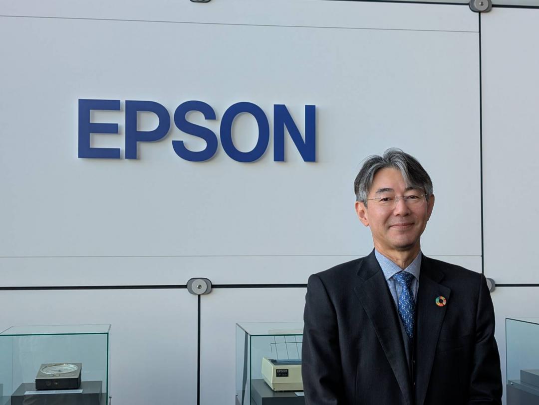 Epson 印表機解決方案事業本部長吉田潤吉(圖/記者黃肇祥攝)