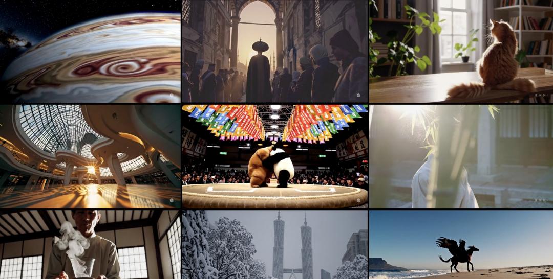 Sora能根據文字指令生成影片，為創作者和影片編輯者提供全新的工具。（圖／翻攝網路）