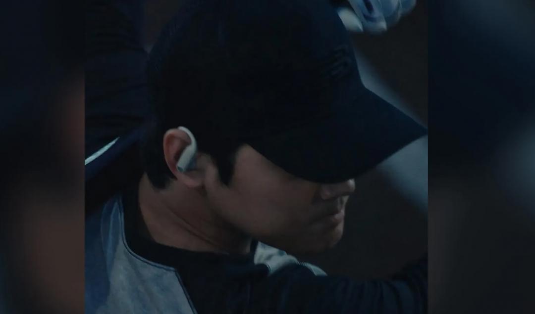 蘋果日前找大谷翔平拍攝預告影片，提前曝光Beats Powerbeats Pro 2。（圖/翻攝X）