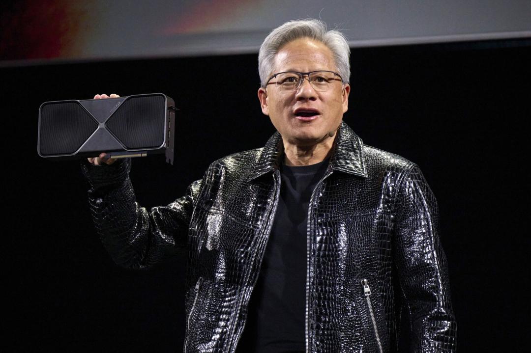NVIDIA RTX 5070 Ti 預計於 2 月 20 日開賣,RTX 5070 則是 3 月 5 日。(圖/彭博社)