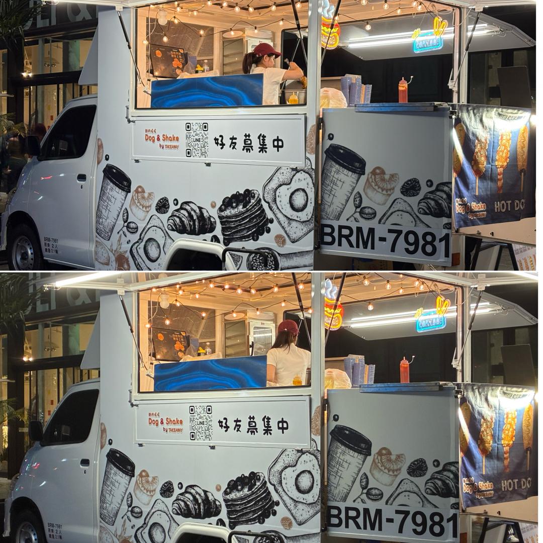 主相機2倍無損變焦：iPhone 16e (左)、iPhone 16（右）。（圖／記者吳佩樺攝）