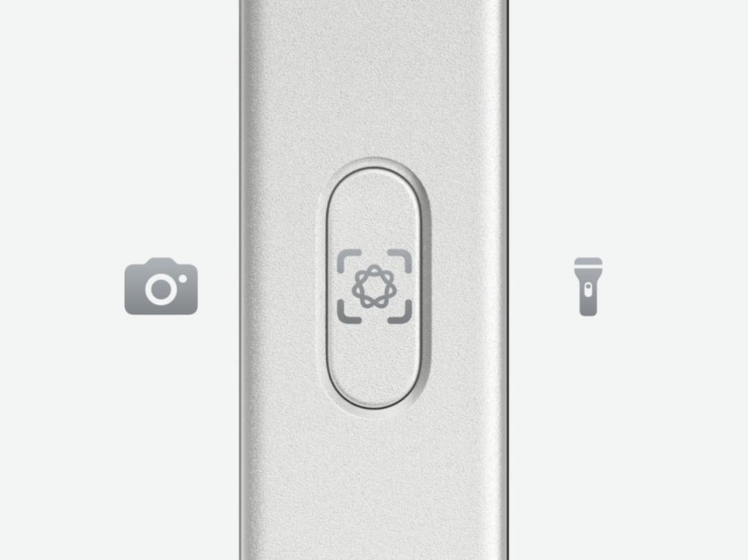 iPhone 16e可透過動作按鈕啟用視覺智慧功能，該功能下放iPhone 15 Pro系列。（圖／翻攝官網）