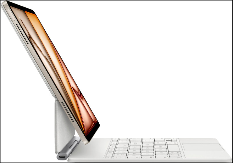 全新iPad Air(M3)巧控鍵盤,11吋9,490元、13吋9,890元。