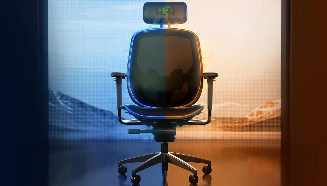 Razer  Project Arielle電競椅，使用者可自行控制吹出暖風或涼風，尚屬於概念產品。