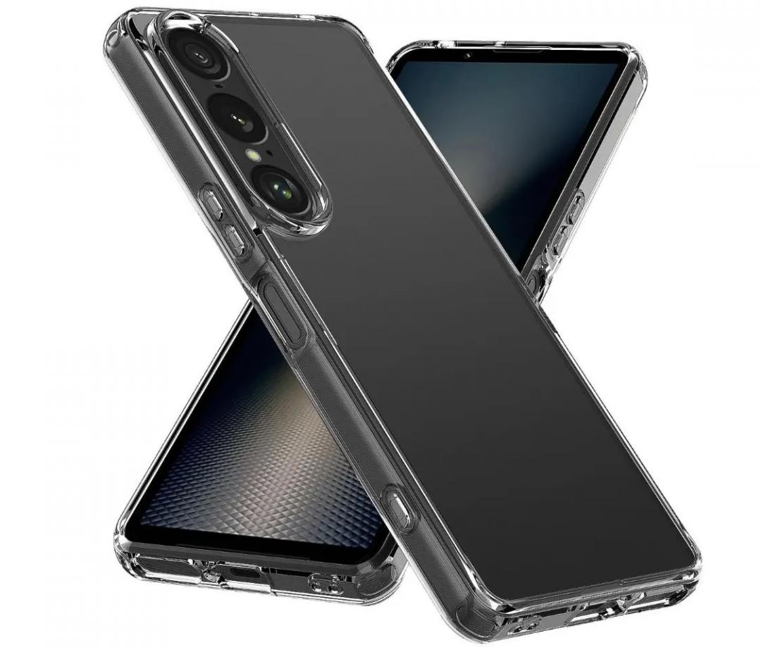 中國微博流出疑似Xperia 1 VII的手機殼圖片，顯示其外觀設計與前代相似。（圖／翻攝網路）