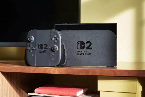 Switch 2底座可連接到電視，能提供4K高畫質影像。