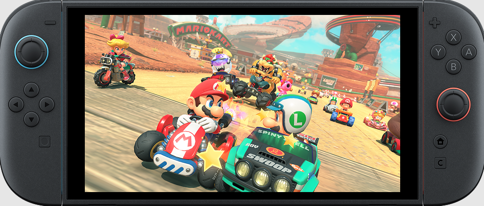 Switch 2內建儲存空間增加至256GB，能夠存放更多數位版遊戲，並支援更快的讀取速度。