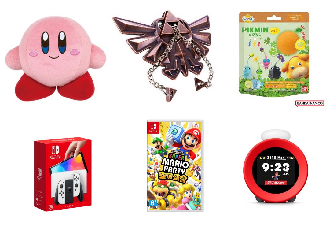 任天堂熱門角色周邊也會一起販售。（圖／傑仕登）