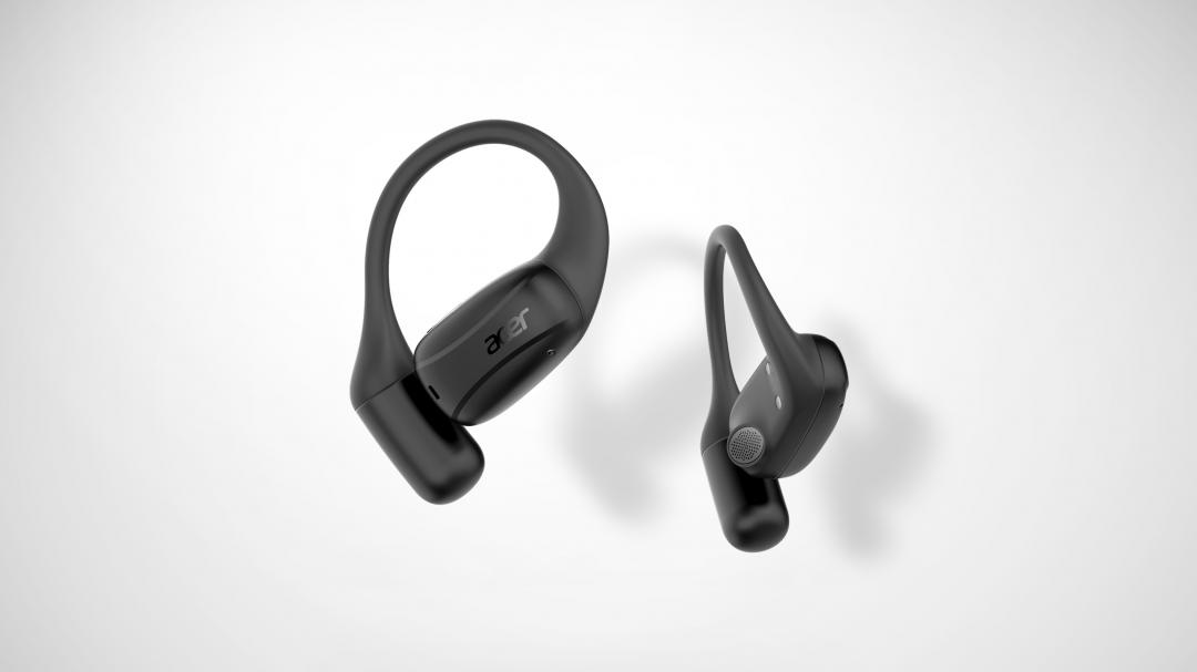 AI翻譯耳機「宏碁譯秒聽」，支援超過15種語言。（圖／倚天酷碁）