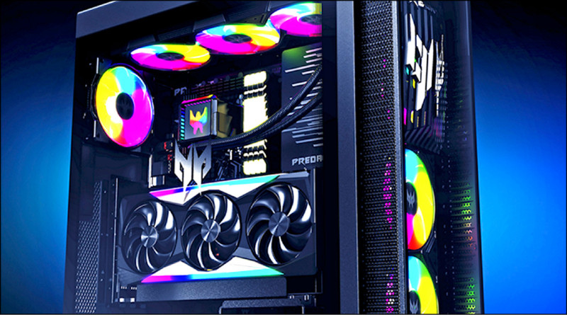 Predator Orion 7000具備多組可自訂的RGB燈效，使用者可透過內建軟體打造專屬風格。（圖翻攝自宏碁官網）