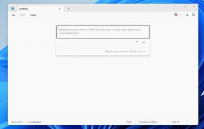Windows 11 內建記事本變身 ChatGPT!AI 寫作、摘要一手全包辦 Windows 11 內建記事本變身 ChatGPT!AI 寫作、摘要一手全包辦