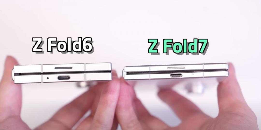 YouTube頻道TheSINZA公開Z Fold7的模型機。（圖／翻攝YT）