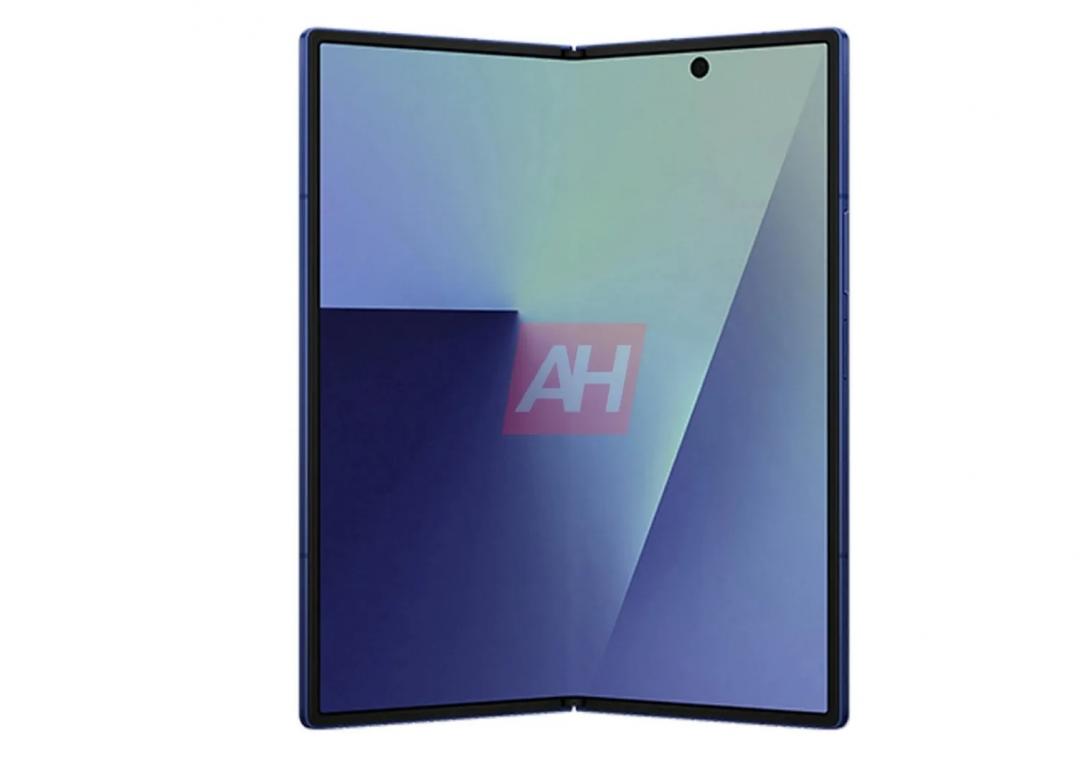 Z Fold7渲染圖顯示取消螢幕下鏡頭。（圖／翻攝網路）