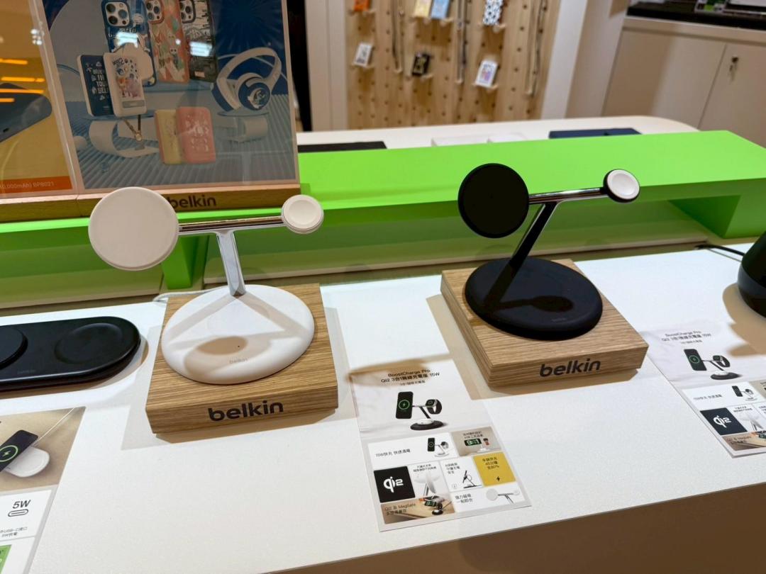 Belkin直營門市設置各種體驗專區。（圖／記者吳佩樺攝）