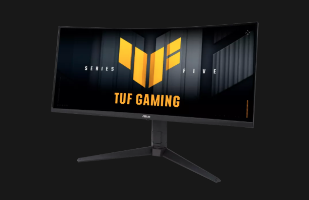 首款上市的是 34 吋的 TUF Gaming VG34WQML5A，採用 WQHD VA面板與超頻 250Hz 更新率，售價12,900元（圖／華碩）