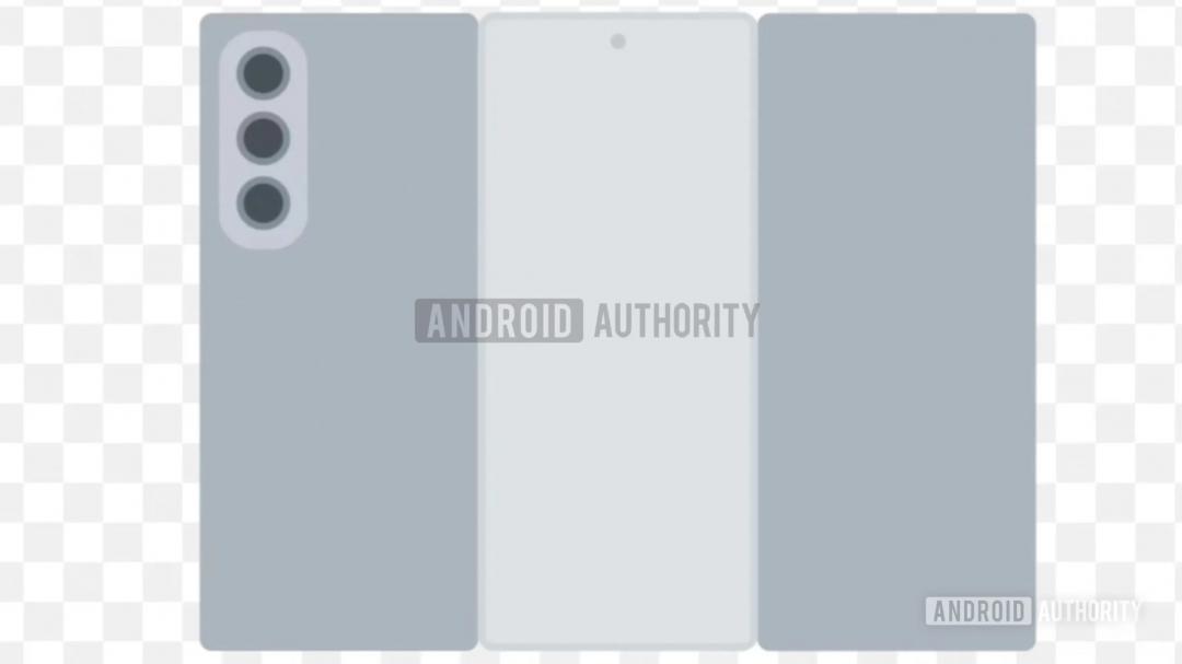 One UI 8系統中,出現一款疑似三星三摺手機的動畫。(圖/Android Authority)