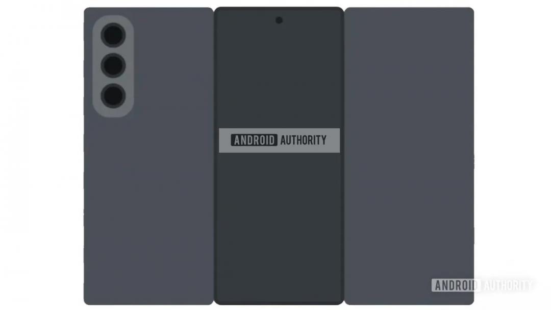 動畫顯示採雙內摺設計。(圖/Android Authority)