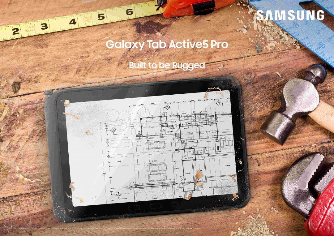 三星Galaxy Tab Active5 Pro主打商用市場。（圖／宏碁）