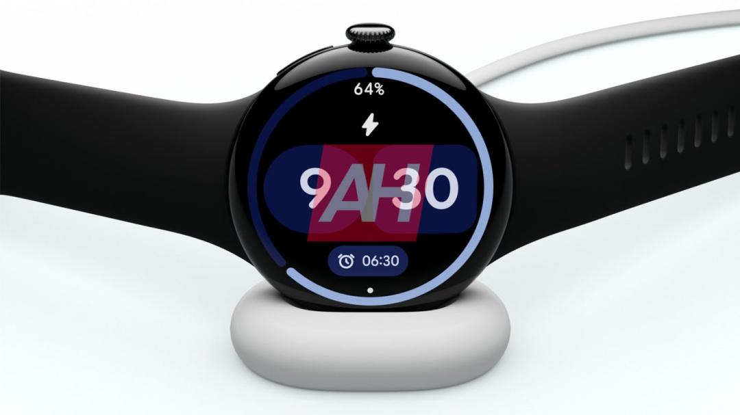 Pixel Watch 4改為側面充電設計。(圖/翻攝Android Headlines,此為渲染圖)