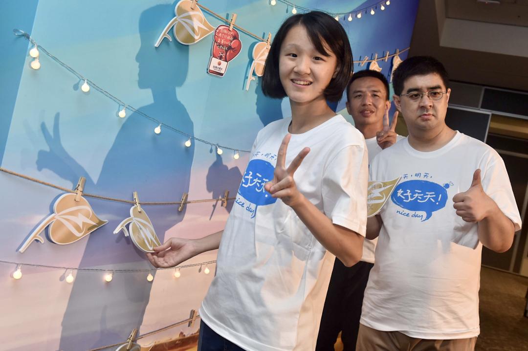 心路基金會庇護員工也到場參與記者會,支持種福電計畫。(圖/台哥大提供)