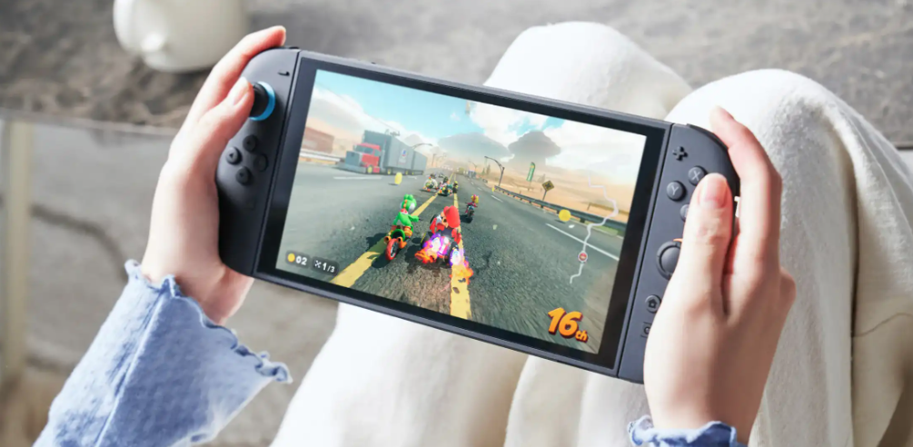 Switch 2帶來更大的螢幕而且支援HDR，使色彩更有層次感，14,380元。