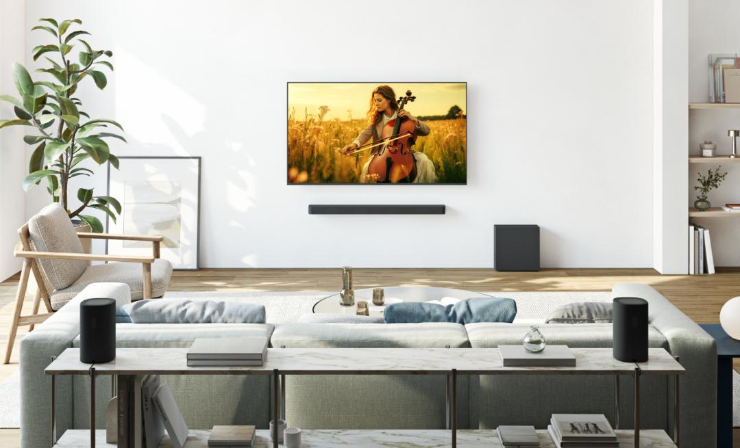 Sony BRAVIA Theatre Sub 7 與 BRAVIA Theatre Rear 8 在擺設上都有兩種形式,可彈性配合居家空間。(圖/Sony)