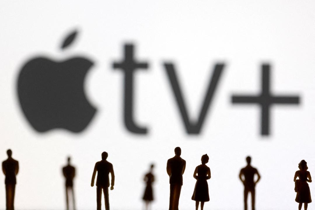 蘋果宣布Apple TV+在美國等部分市場漲價。（圖／彭博社）