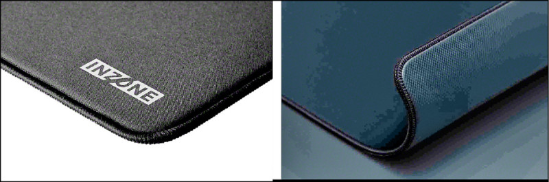 兩款INZONE滑鼠墊皆採用較大的480mm×480mm尺寸，提供寬廣的滑動範圍，並有低邊緣與防磨損縫線，減少對於玩家手部的影響。INZONE Mat-F售價1,990元、INZONE Mat-D售價1,190元。