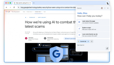 Google Chrome 迎接史上最大更新!整合 Gemini、還有 AI 協助辦事 Google Chrome 迎接史上最大更新!整合 Gemini、還有 AI 協助辦事