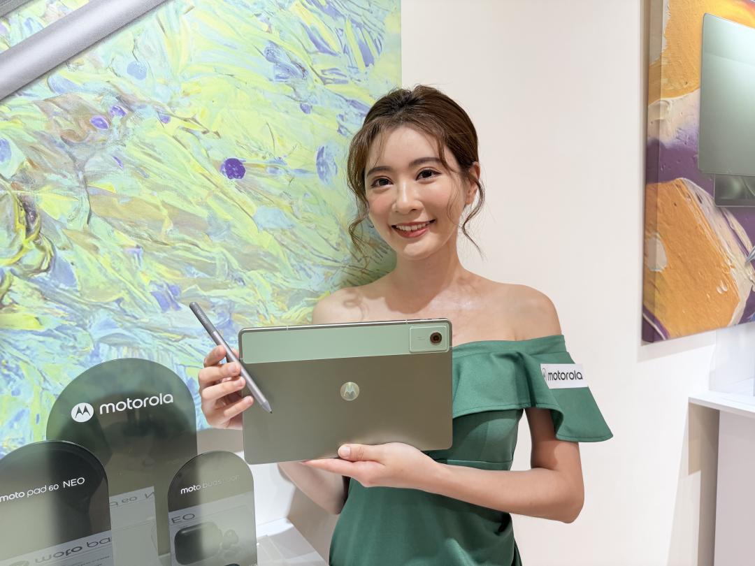 Motorola宣布進軍台灣平板市場。（圖／記者吳佩樺攝）