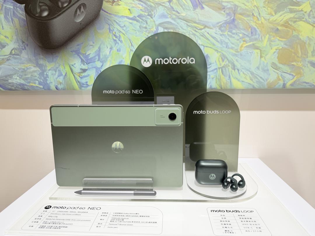 moto pad 60 NEO主打進階用戶。（圖／記者吳佩樺攝）