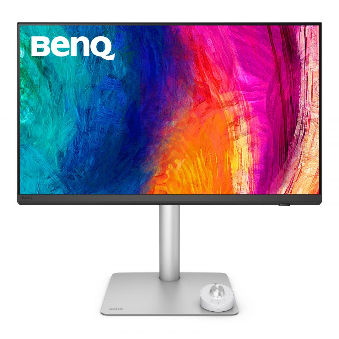 BenQ PD2730S搭配一組專屬⁠HotKey Puck無線旋鈕，可以自訂快捷鍵、切換色彩模式，幫助提高工作效率，40,900元。