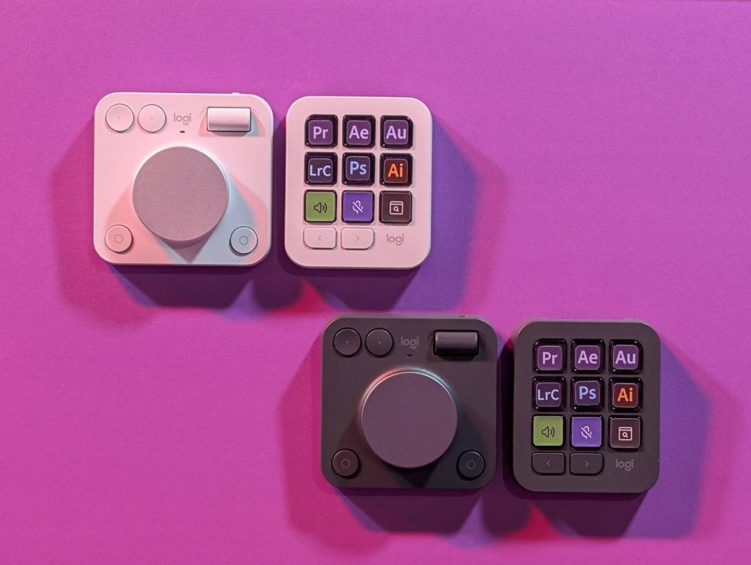 MX Creative Console可針對不同軟體進行客製調整，支援Spotify、Zoom等常用軟體，辦公和休閒娛樂都能享有快捷鍵的便利，6,490元。（記者黃肇祥攝）