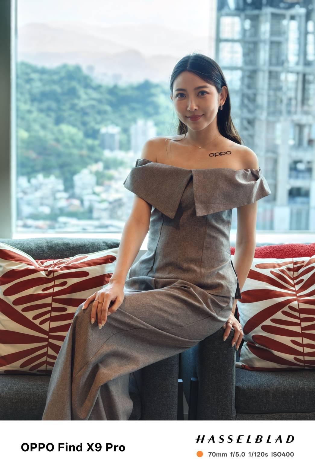 Find X9 Pro 三倍望遠鏡頭的人像模式實拍，既使是背光環境，也有很好的效果。
