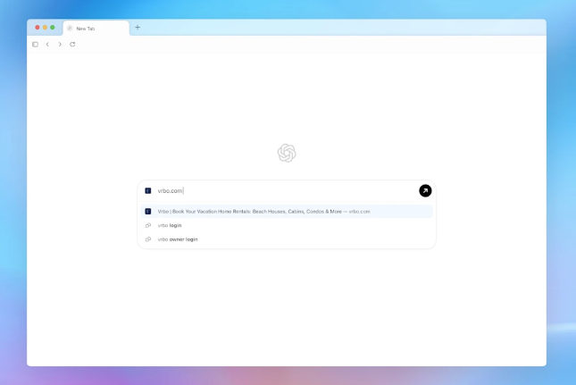ChatGPT 專用瀏覽器 Atlas 正式登場。(圖/翻攝OpenAI)