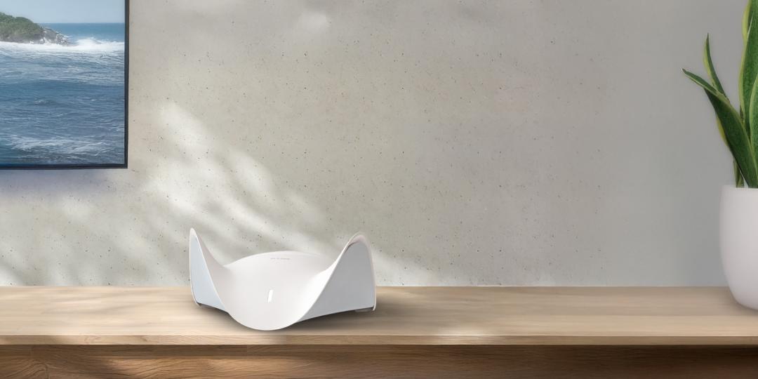 以理論值而言，Wi-Fi 7路由器的傳輸速度是Wi-Fi 6的5倍。圖為D-Link M95。