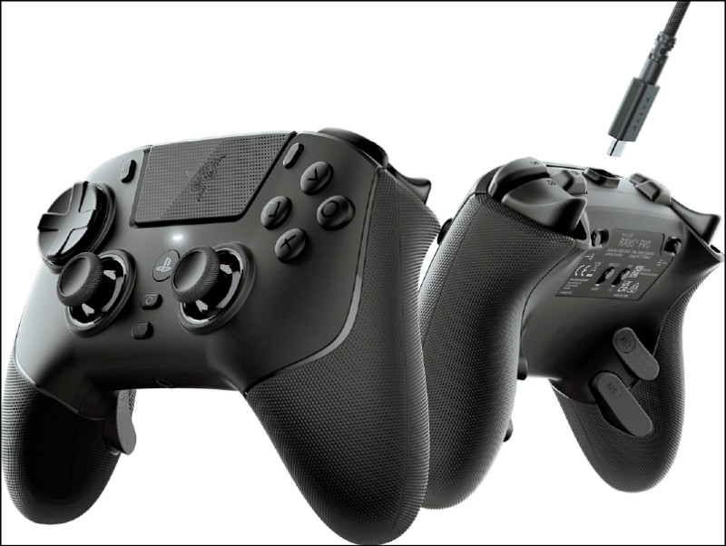 Raiju V3 Pro透過Razer HyperSpeed Wireless技術，連結PS5達到零延遲，同時支援Type-C有線連接，能與PC電腦搭配使用。