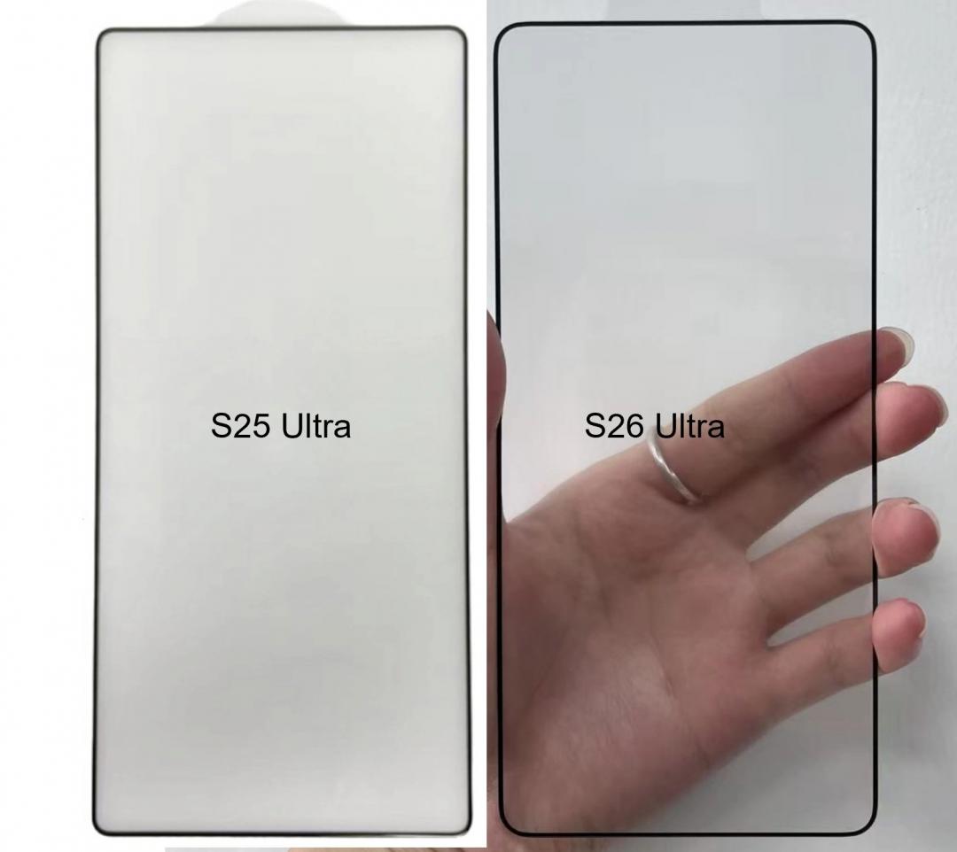 S26 Ultra的四處邊角明顯變得更為圓潤。（圖／@UniverseIce）