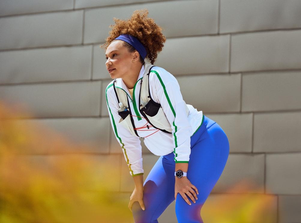 Pixel Watch 4升級雙頻GPS系統，在慢跑或騎腳踏車的時候，可以獲得更準確的路線追蹤。（Google提供）