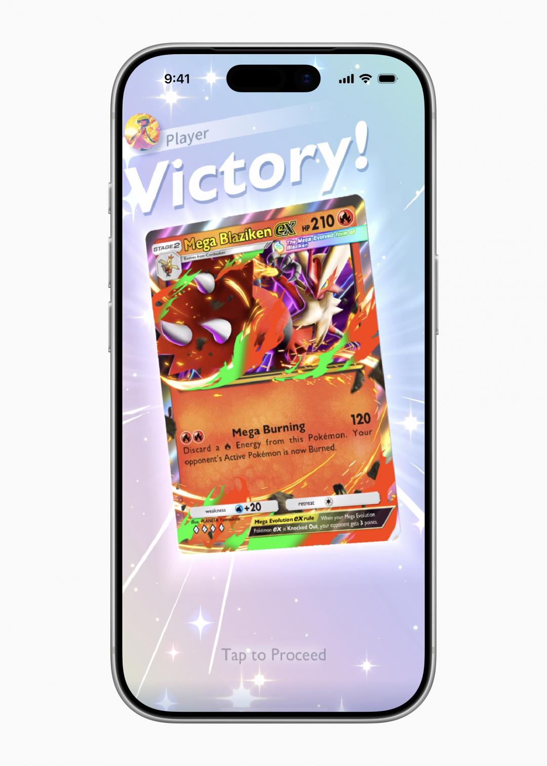年度 iPhone 遊戲App，由《Pokémon TCG Pocket》獲得。（圖／Apple）